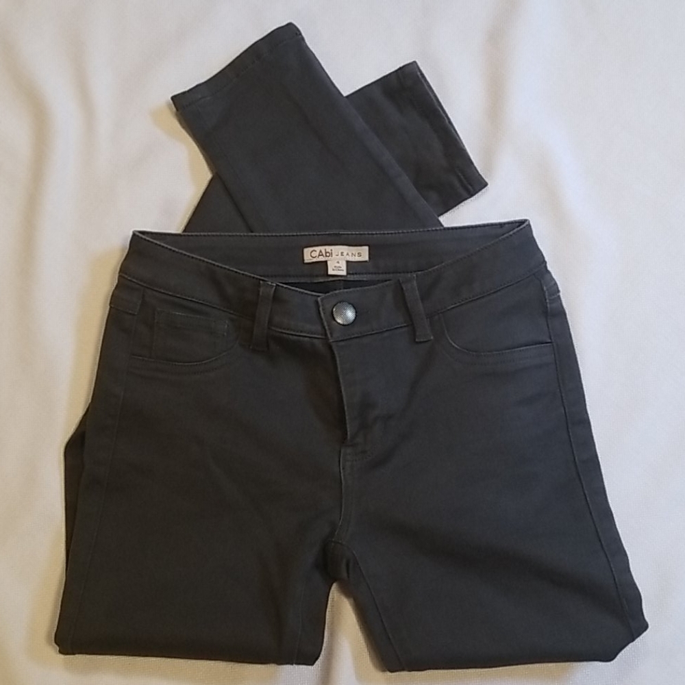 CAbi dark grey jeggings #501 Size 4